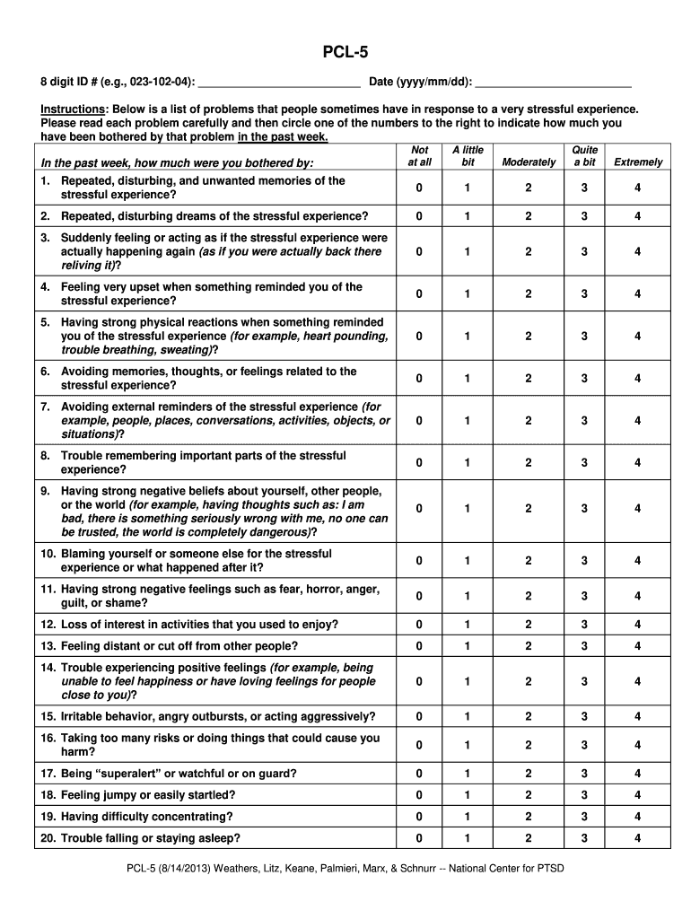 Pcl 5 Printable  Form