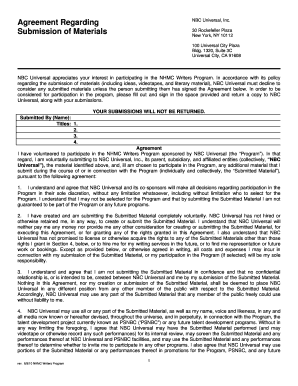 NBC Release Form