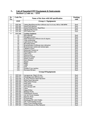 Nama Alat Alat Instrumen Tht  Form