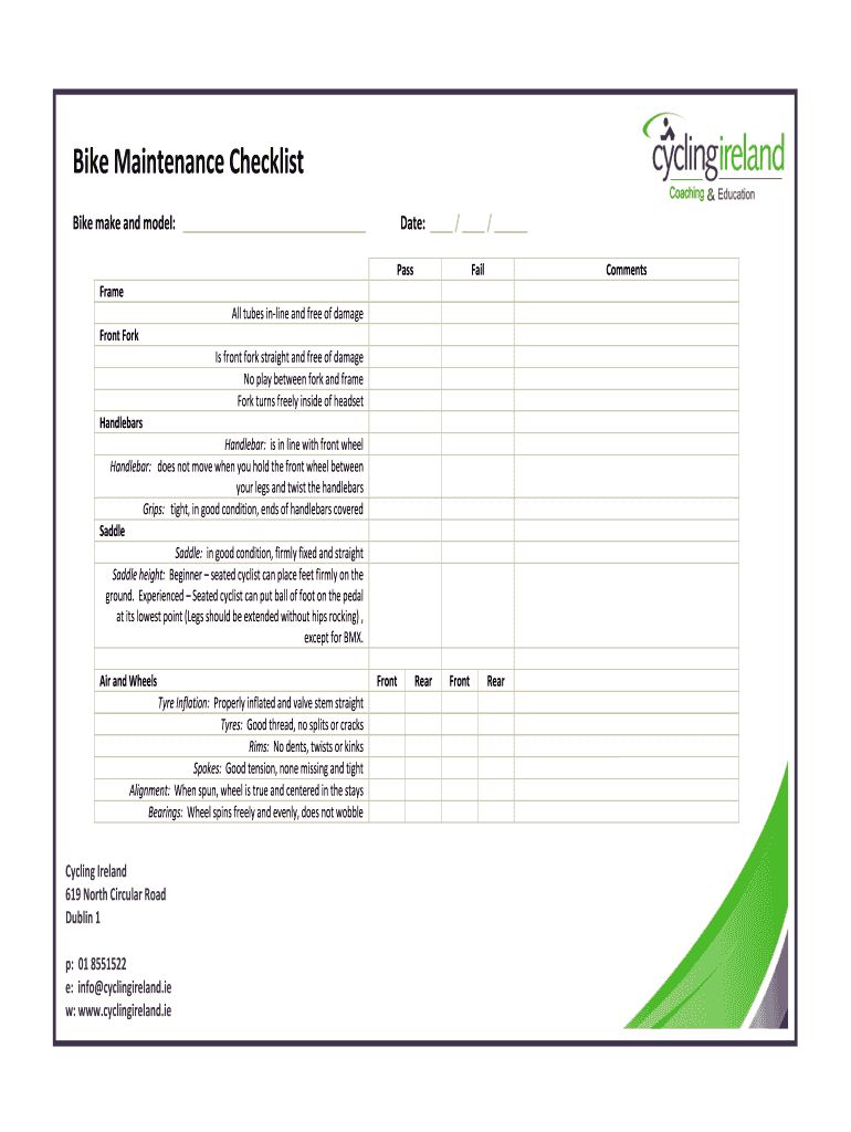 trek bike maintenance schedule