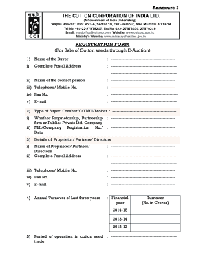 Cci Registration Form