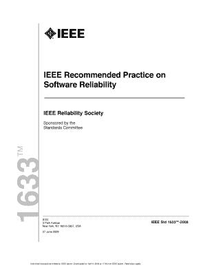 Ieee 1633  Form