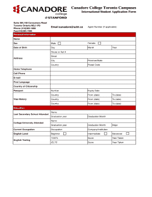 Canadore College Offer Letter Sample  Form