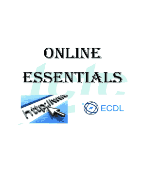 Online Essentials Notes  Form