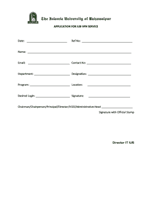 Iub Prospectus PDF  Form