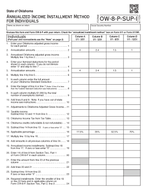 Enclose This Form and Form OW8P with Your Return