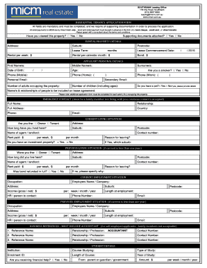 Micm App  Form