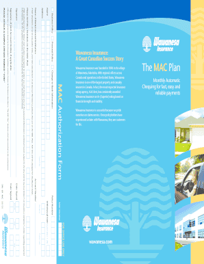 Wawanesa Mac Form Download