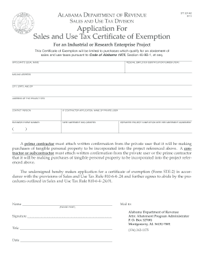  Application for Sales and Use Tax Certificate of FormuPack 2019