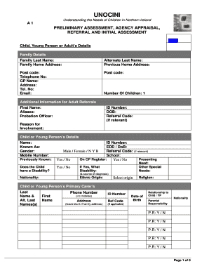 Unocini Referral Form