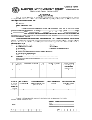Gunthewari Online Application Nagpur  Form