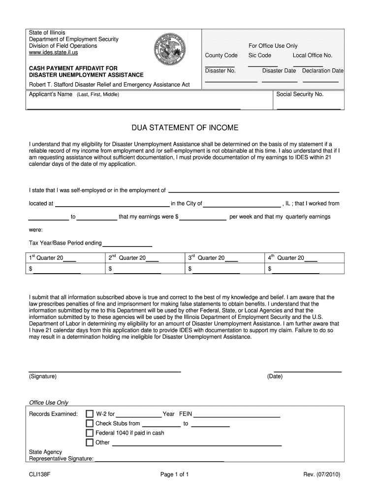 Misconduct Questionnaire Illinois Unemployment Insurance Act IBIS Ides Illinois  Form