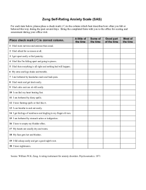 Personal Self Assessment Scale PSAS Its OK to Die  Form