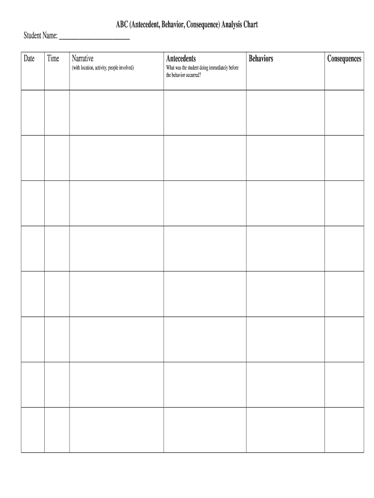 Antecedents  Form