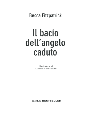 Il Bacio Dell&#039;angelo Caduto PDF  Form