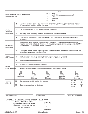 Aims Scale PDF  Form