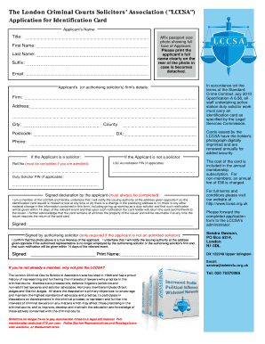 Download the Application Form London Criminal Courts Solicitors Lccsa Org