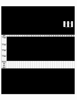 Stool Movement Chart