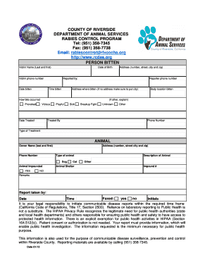 Rabiescontrol Rivco Org  Form