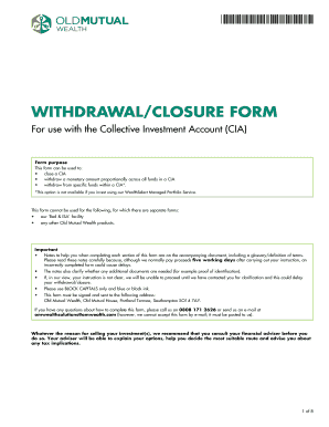 Old Mutual Withdrawal Form 2015
