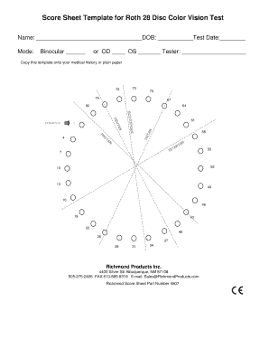 Microsoft PowerPoint Roth 28 Vertical Score Sheet CEppt  Form