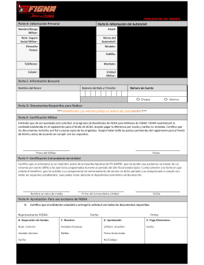  Solicitud De Compensacin Por Accidente Automovilstico ACAA Para Militares Figna Gobierno 2014-2024