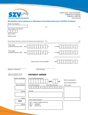 Szv Sxm  Form