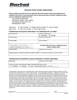 Ach Recurring Payment Authorization Form Variable