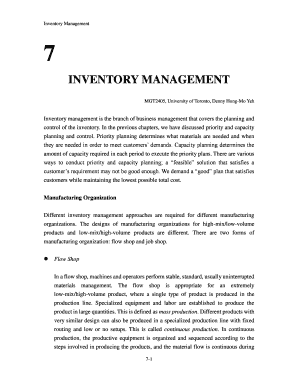 Mgt2405 University of Toronto Denny Hong Mo Yeh  Form