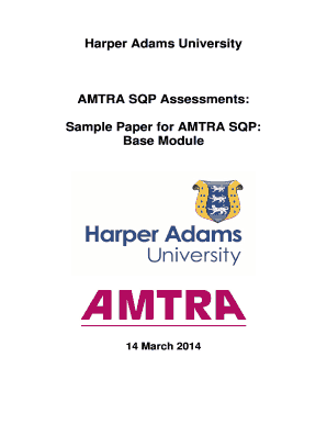 Amtra Sqp Exam Questions  Form