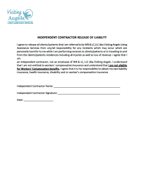Waiver of Liability Form