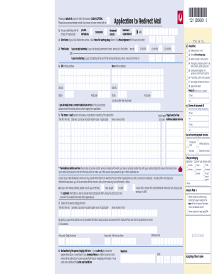 Mail Redirection Form