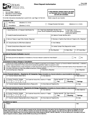 Texas Hhsc Form 4108 Pna