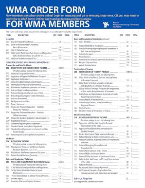 Wma Forms