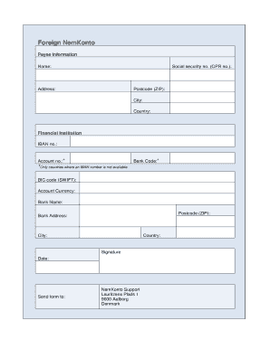 Nemkonto Formularz PDF