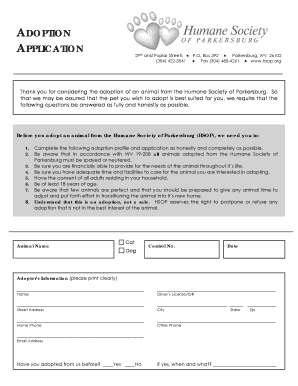 Hsop  Form