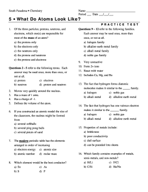 What Do Atoms Look Like Worksheet Answers  Form