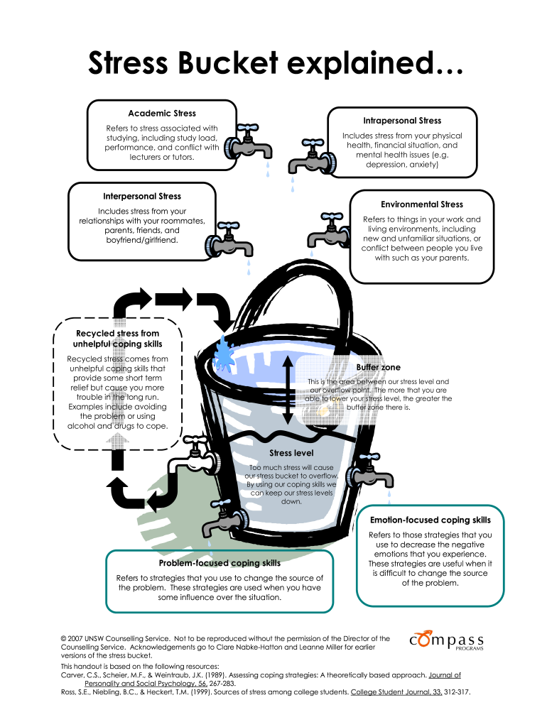 Stress Bucket Explained  Form