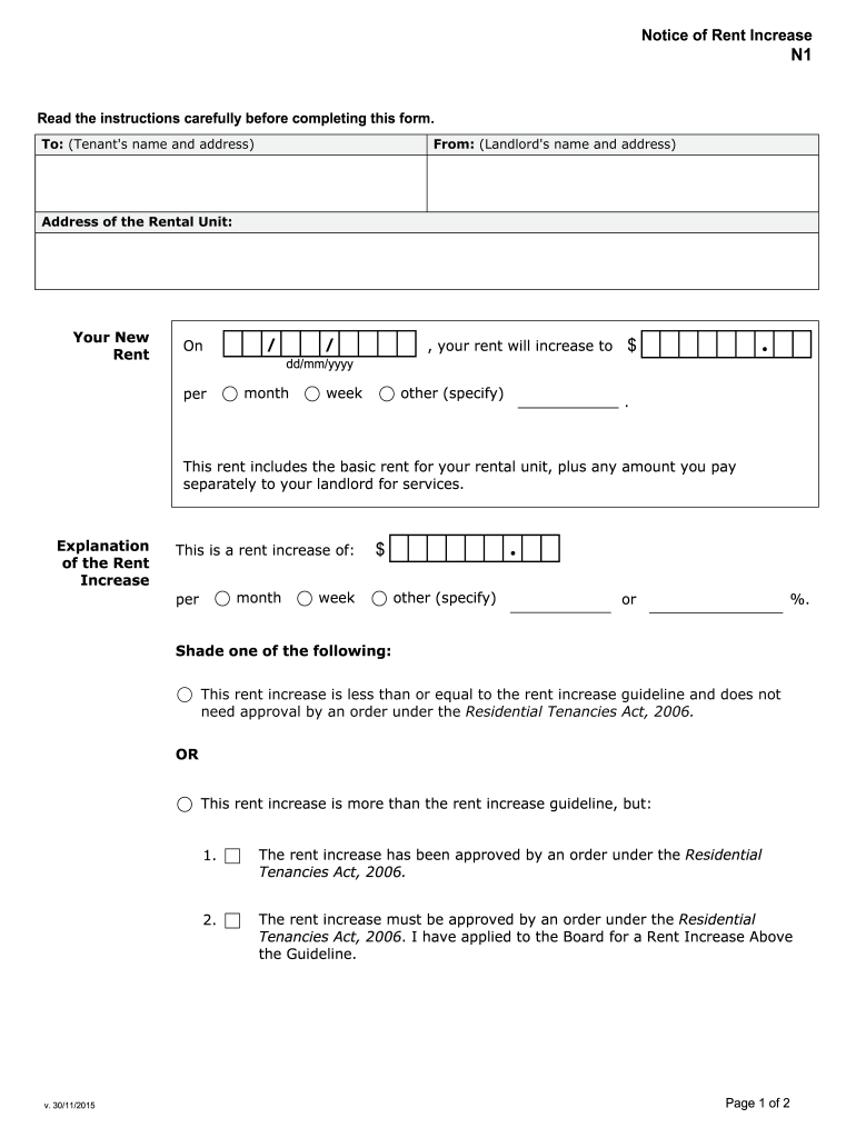  N1 Form 2015-2024