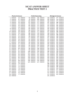 Bubble Sheet for Matric PDF Download  Form