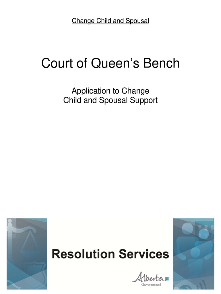  Application to Change Child Support Alberta 2015-2023