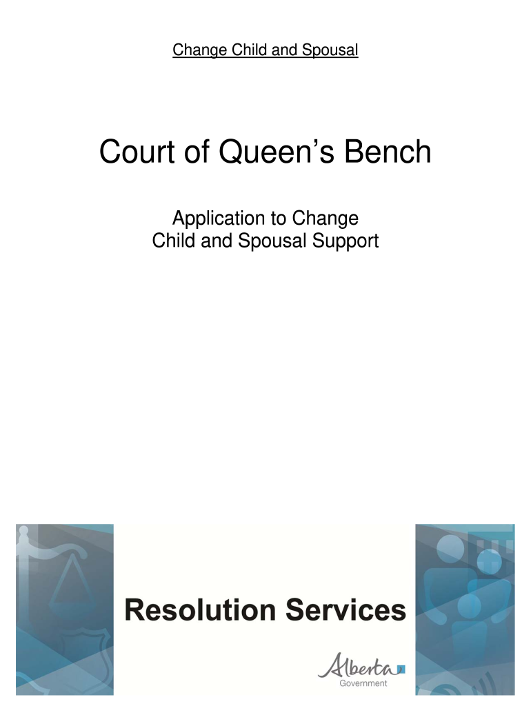  Application to Change Child Support Alberta 2015-2024