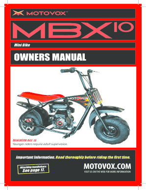 Motovox Mbx10 Parts Diagram  Form