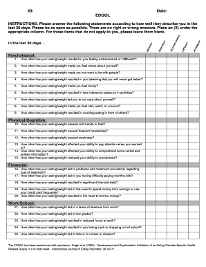 Edqol  Form