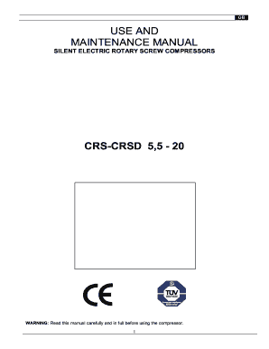 Fiac Air Compressor Manual  Form