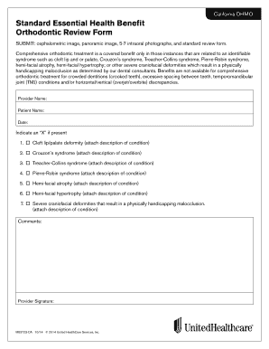 Ehb Ortho Form