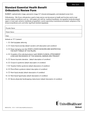 Ehb Ortho Form