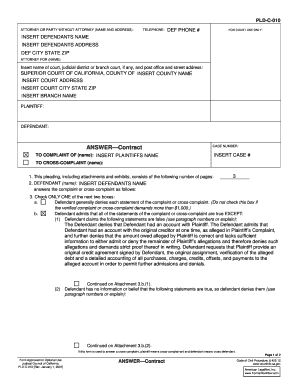 Pld C 010 Form