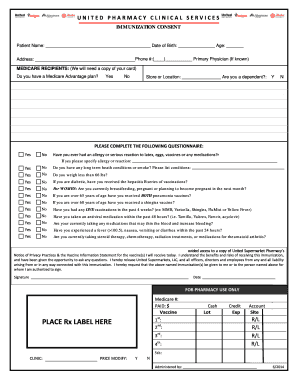  Albertsons Vaccine Consent Form 2014-2024