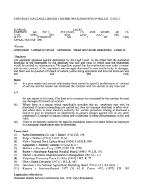 Contract Haulage V Kamayoyo  Form